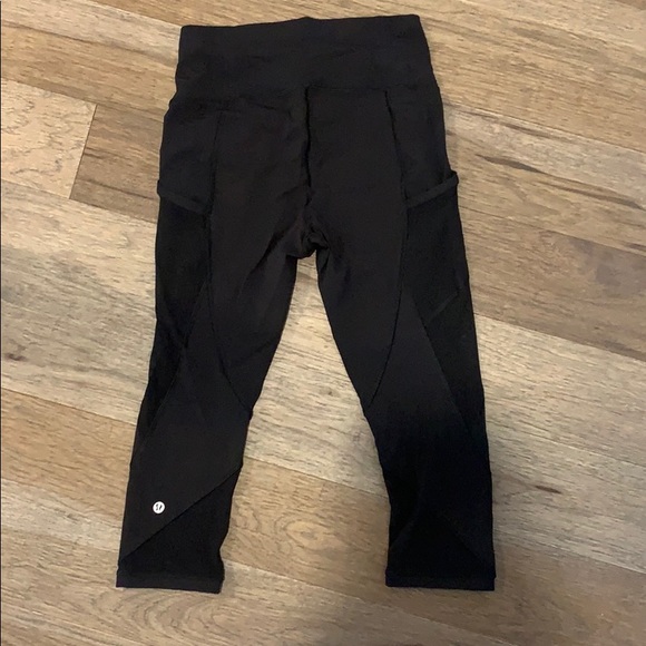 Lululemon High Waisted Cropped Leggings - Picture 2 of 6